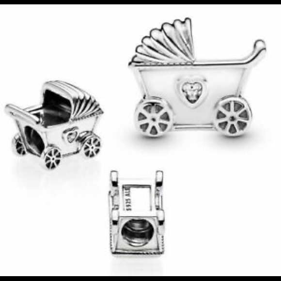 Authentic Pandora Baby Pram Charm - LAST ONE - Picture 4 of 8
